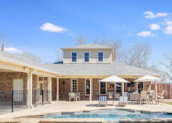 Texas luxury home with pool and new windows