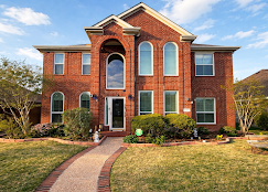 Energy-efficient replacement window installation by Andrus Window Co. in Prosper, TX
